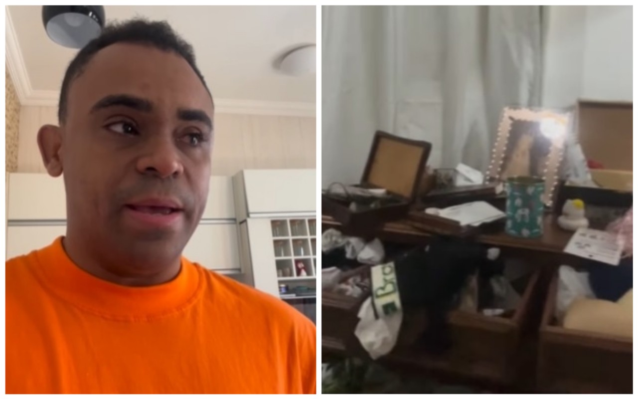 Beg Candeia publicou vídeo nas redes sociais mostrando como a casa ficou