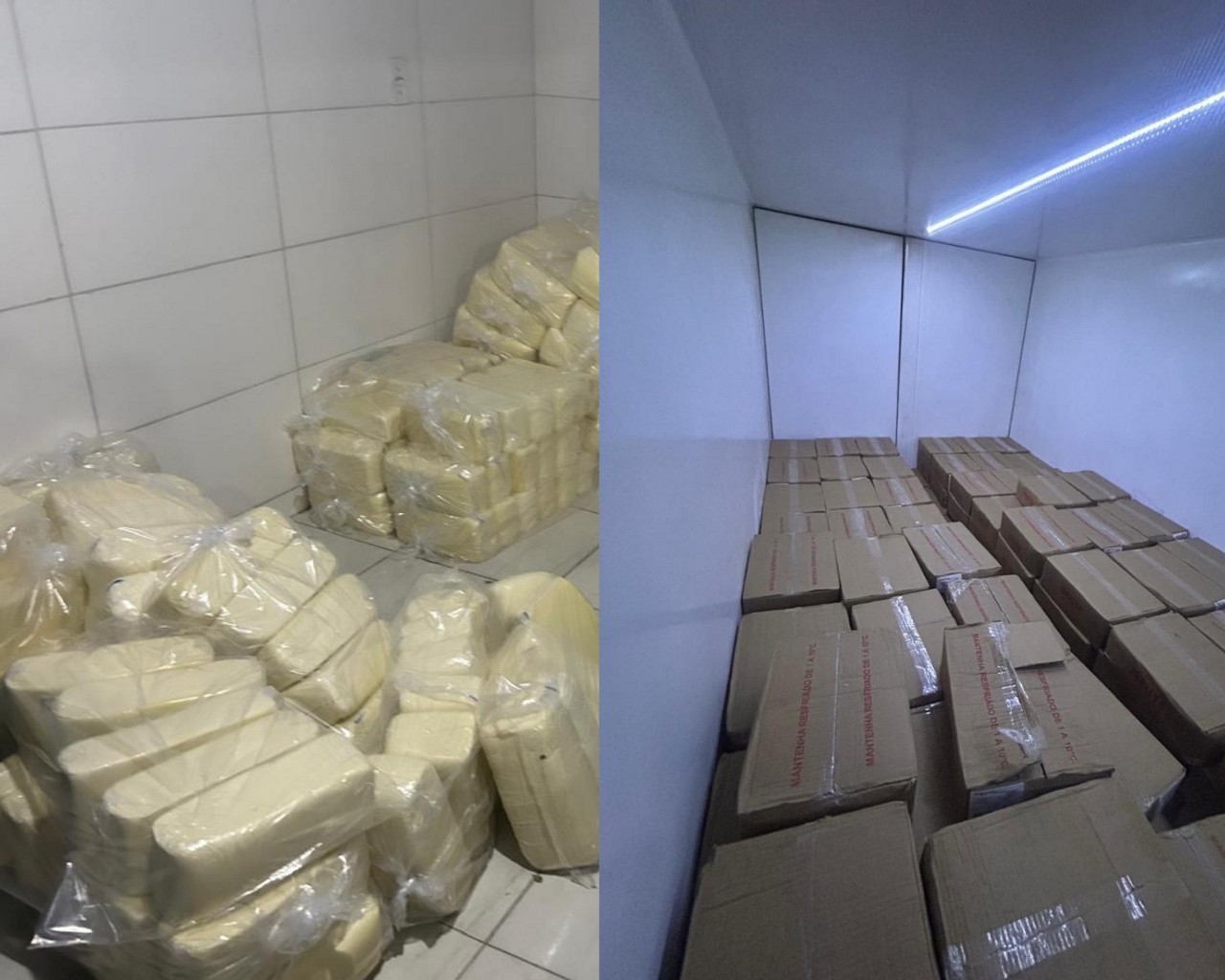 A carga foi deixada sob responsabilidade das duas testemunhas