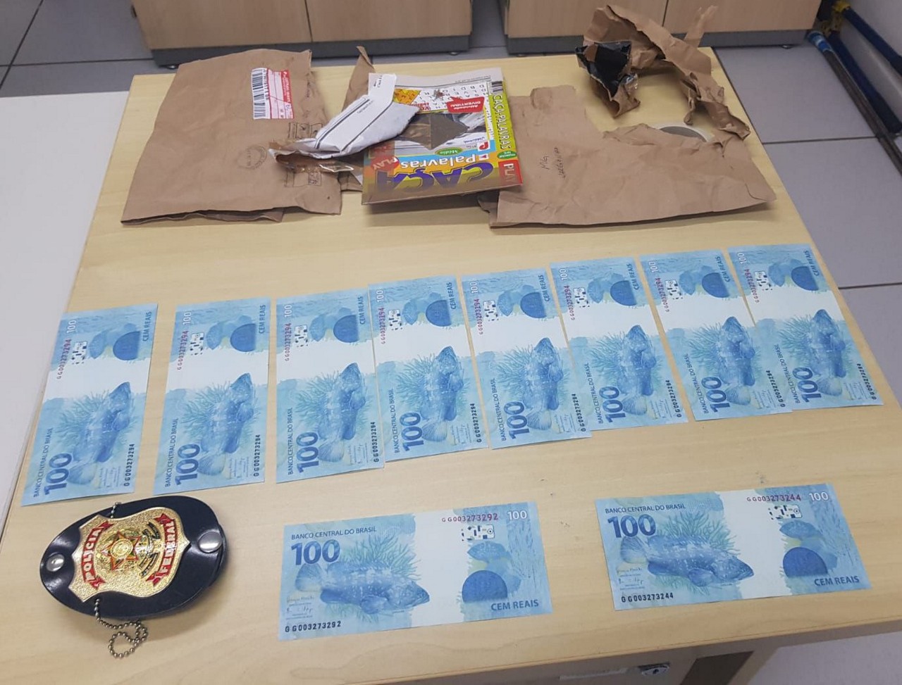 PF interceptou encomendas postais com notas falsas