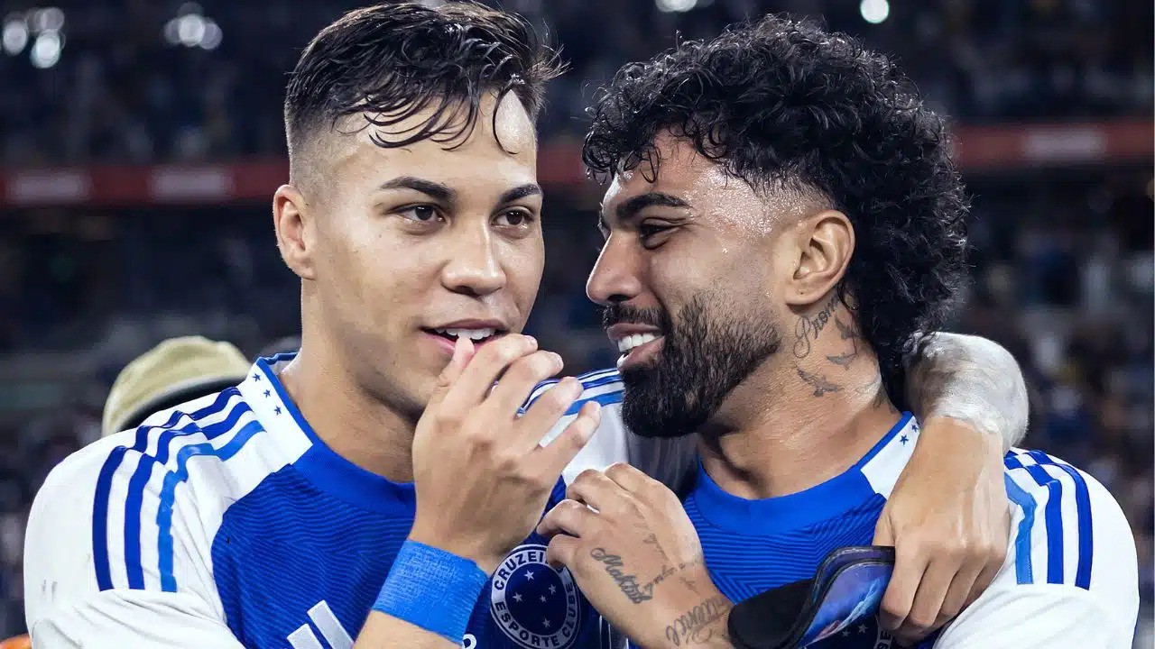 Afinados dentro e fora de campom, Kaio Jorge e Gabigol já participaram de 25 dos 40 gols celestes na temporada