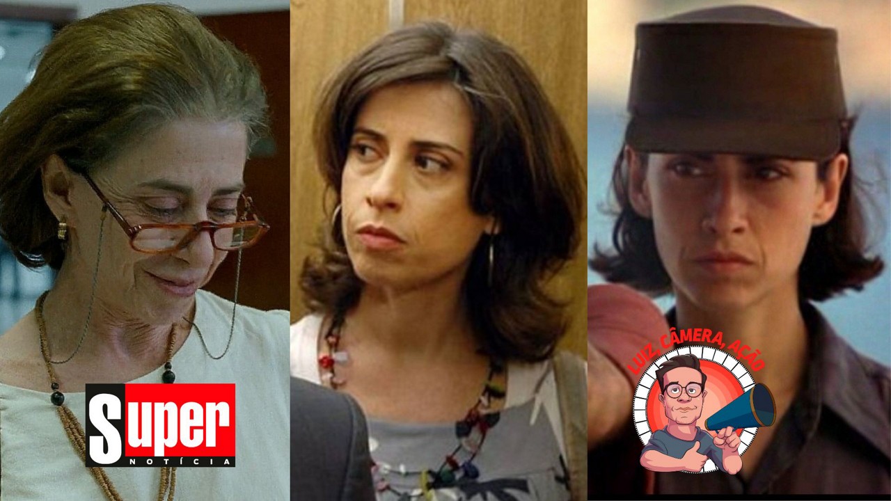Fernanda Torres em três momentos do cinema nacional: em "Ainda Estou Aqui", "A Mulher Invisível" e "O que É Isso Companheiro?"