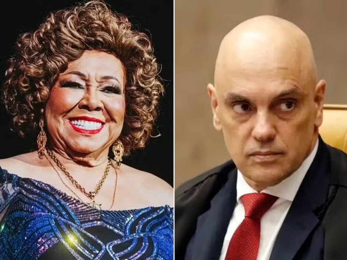 Alcione fala sobre 'crush' pelo ministro Alexandre de Moraes