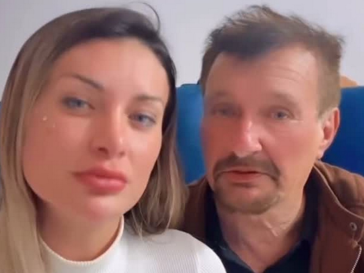 Andressa Urach e o pai