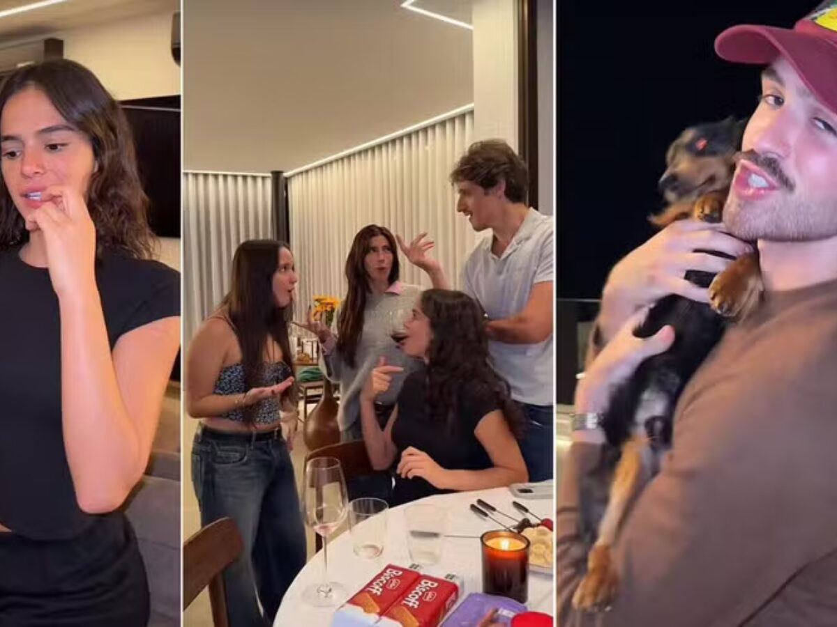Bruna Marquezine e João Guilherme participam juntos de vídeo com amigos