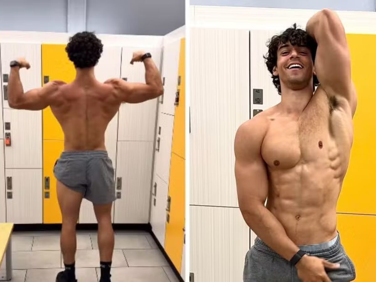 Filho de Carla Perez e Xanddy dá puxadinha no short e exibe coxa musculosa