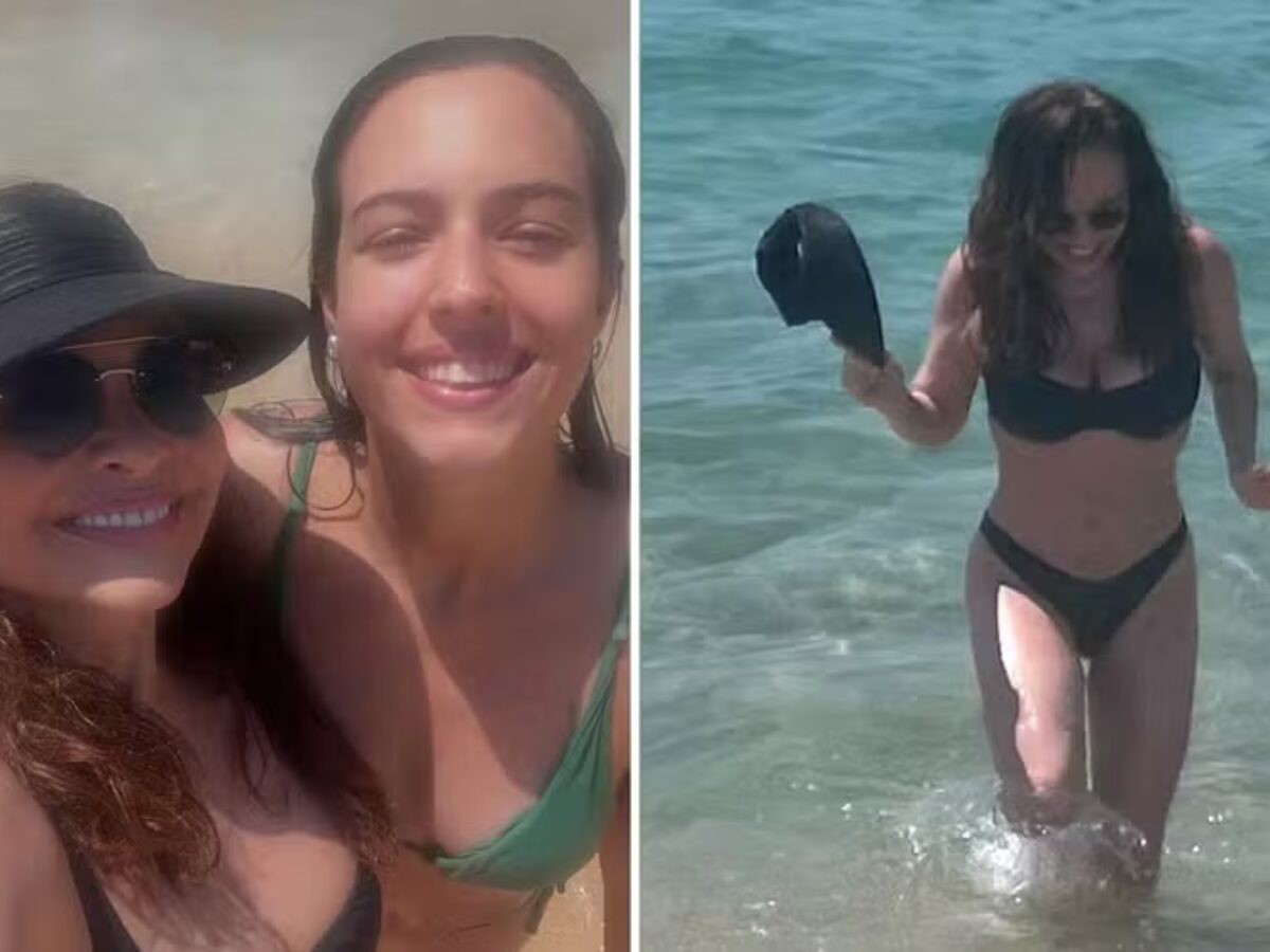Lembra dela? Luiza Tomé posa de biquíni durante férias com a filha: 'Minha princesa'