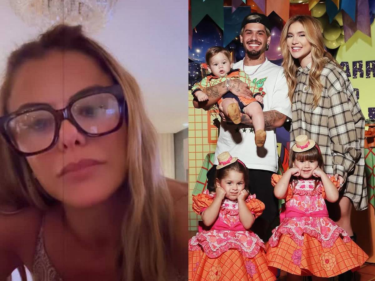 Poliana Rocha, Zé Felipe, Virginia Fonseca e filhos