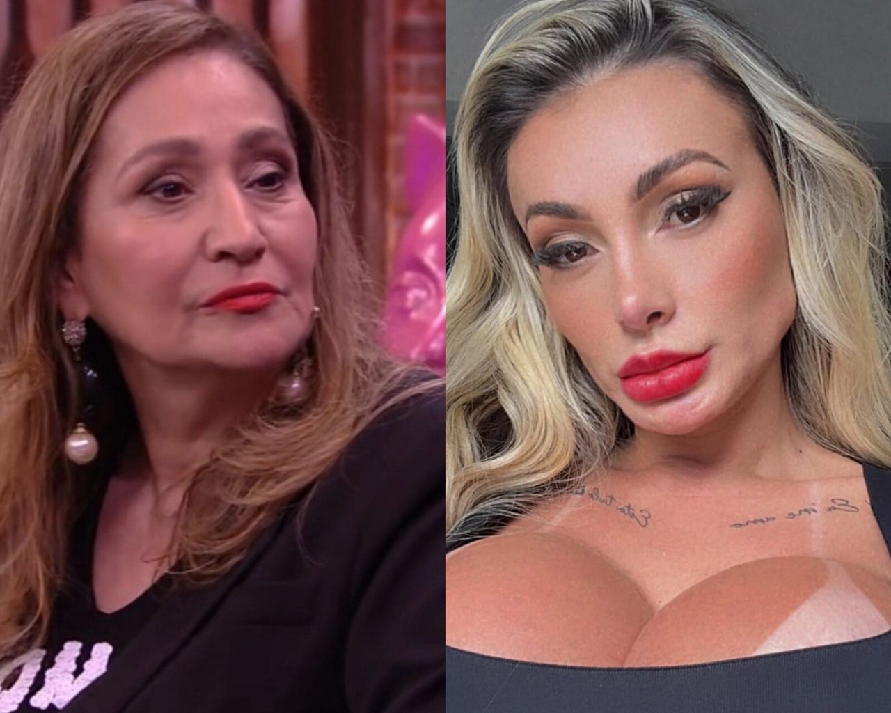 Sonia Abrão e Andressa Urach