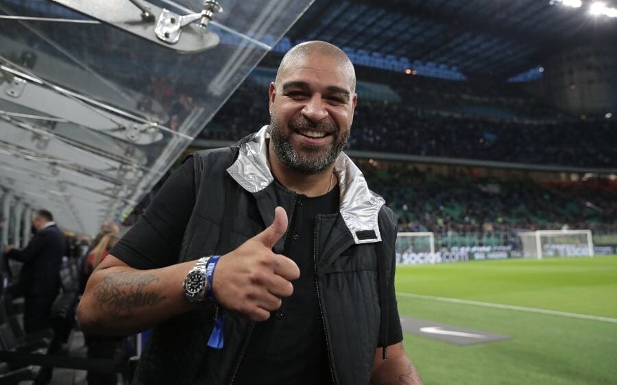 Adriano Imperador desistiu de gravação com Tatá Werneck (Foto: Divulgação / Inter de Milão)