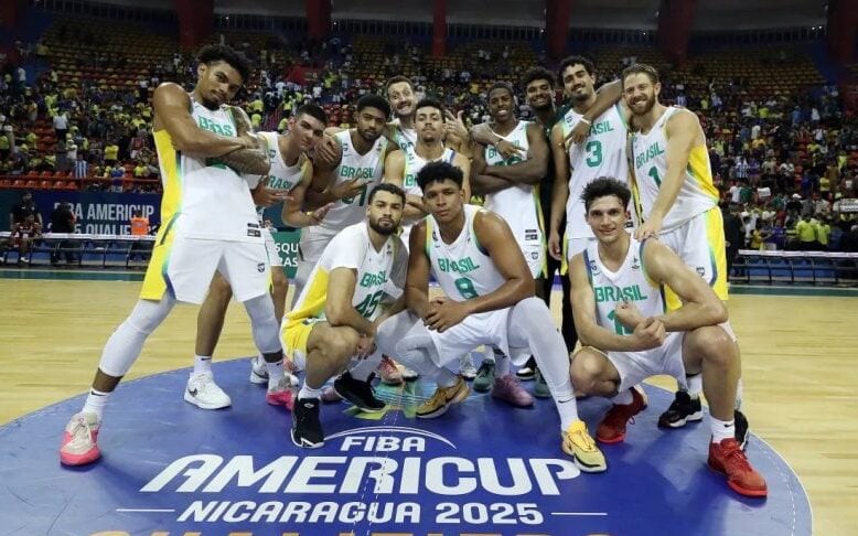 Seleção Brasileira na AmeriCup (Foto: divulgação/CBB)