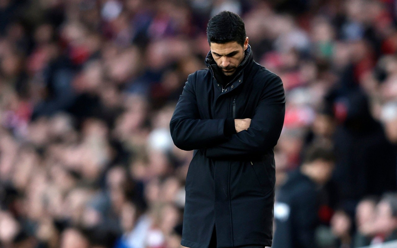 Arteta lamenta derrota do Arsenal, em casa, para o West Ham (Foto: Ian Kington / IKIMAGES / AFP)
