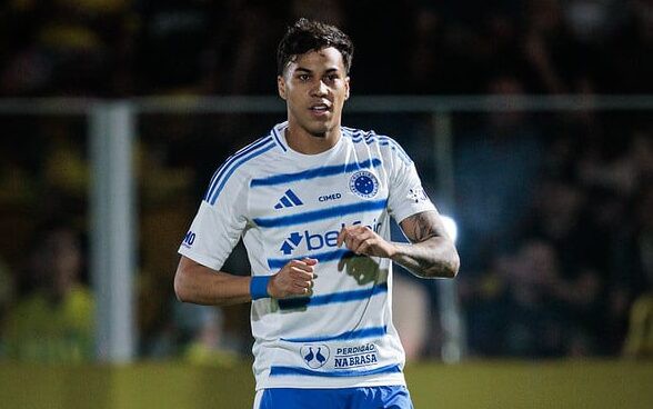 Artilheiro do Brasileiro, com 14 gols, Kaio Jorge aguarda chance na Seleção Brasileira principal (Foto: Rapha Marques/Cruzeiro)