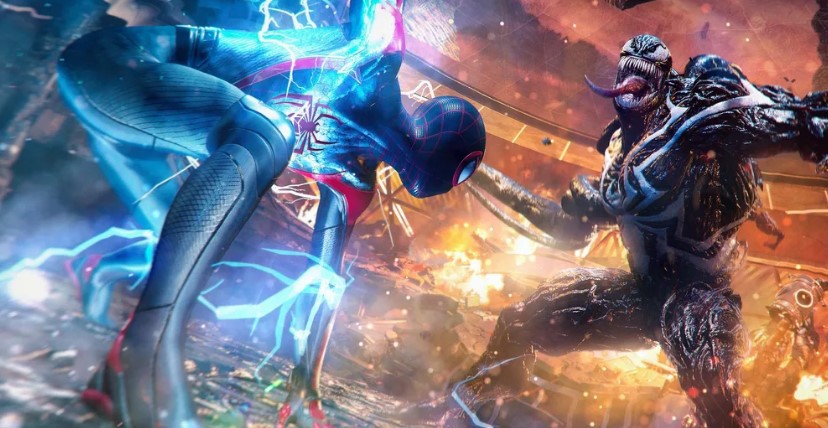 Cena do jogo 'Marvel's Spider-Man 2'