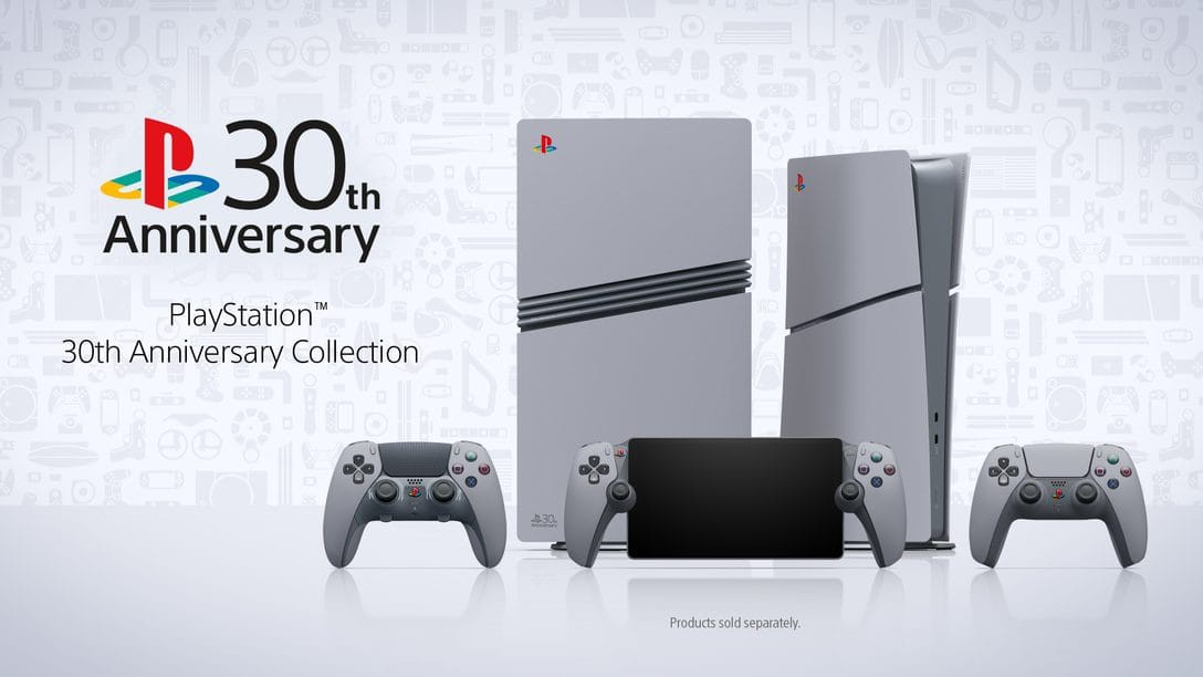 Sony divulgou a coleção completa inspirada nas cores do PlayStation 1: PS5 Slim, Pro, Portal, DualSense e DualSense Edge