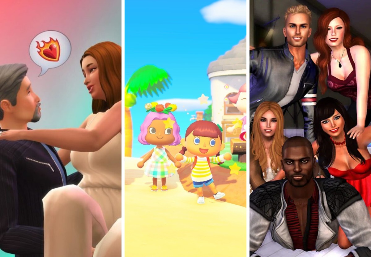 The Sims 4, Animal Crossing e Second Life são algumas das opções de jogos de simulação de vida