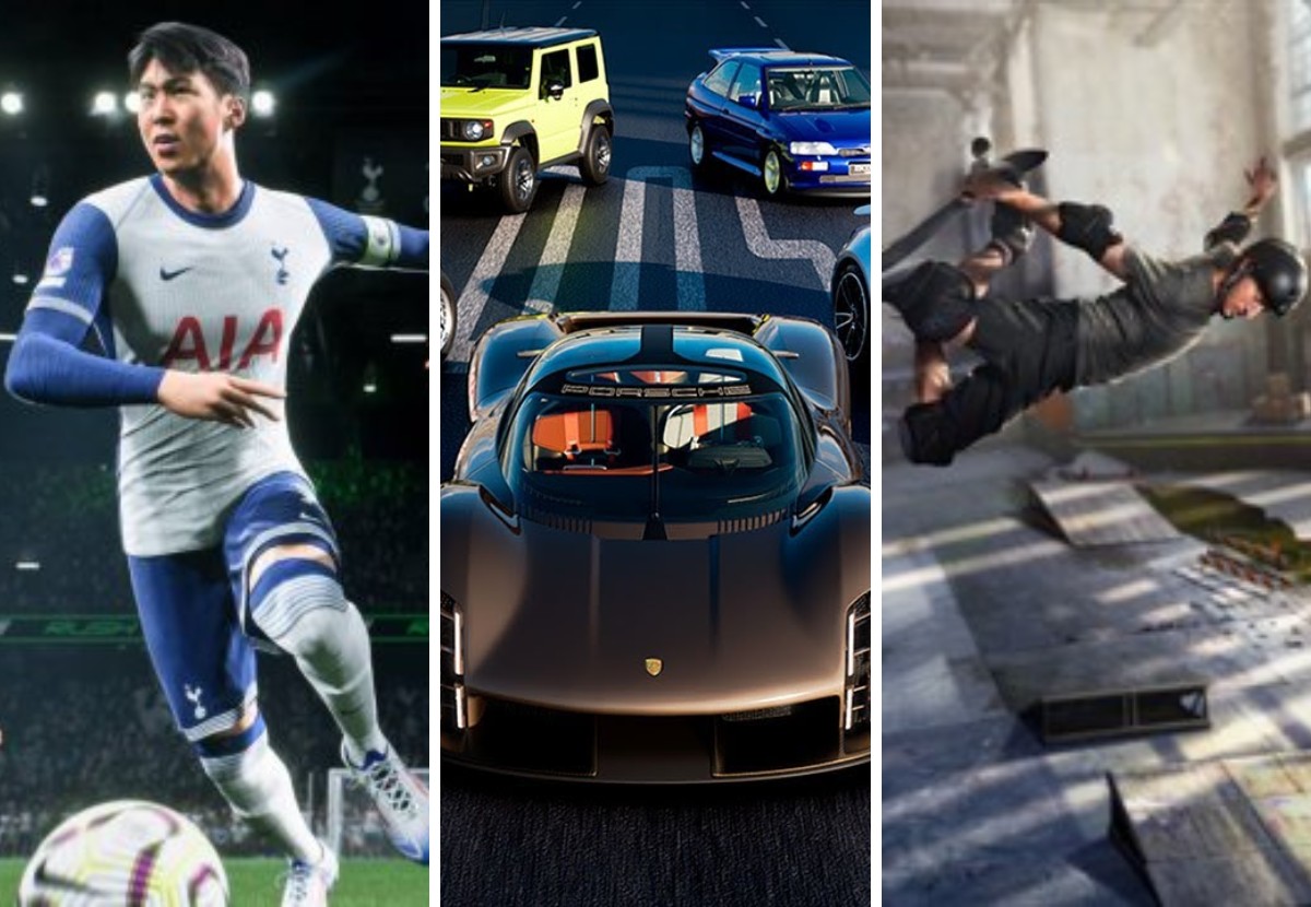 EA SPORTS FC 25, Gran Turismo 7 e Tony Hawk's Pro Skater são alguns dos jogos da lista
