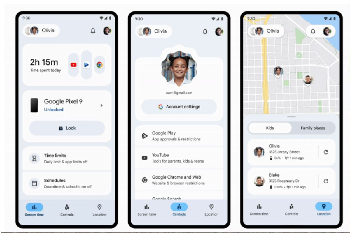 Google aprimora Family Link com novas funcionalidades