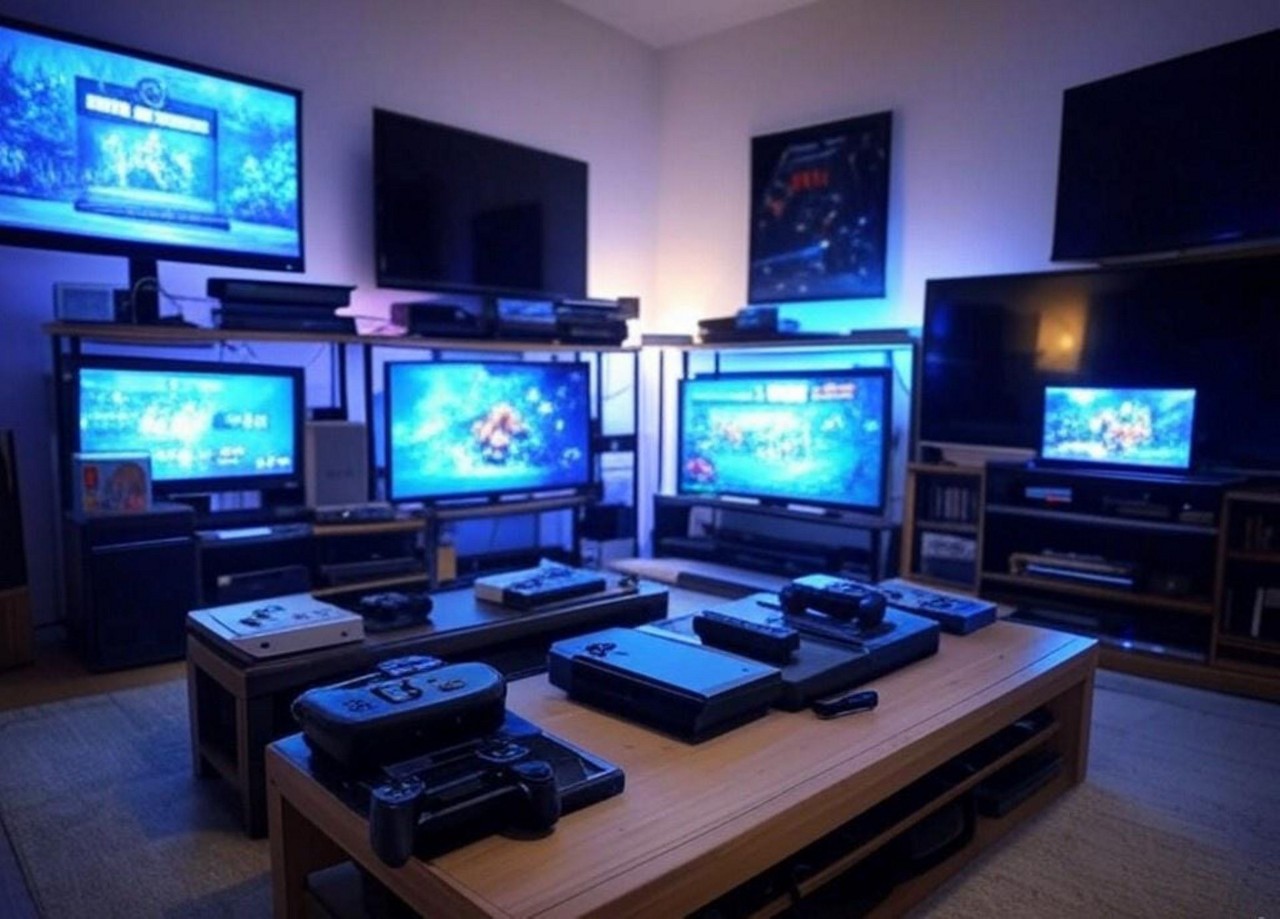 Comando utilizado pediu para a IA se basear nos designs de cada console ao longo do tempo e em informações disponíveis sobre os novos videogames