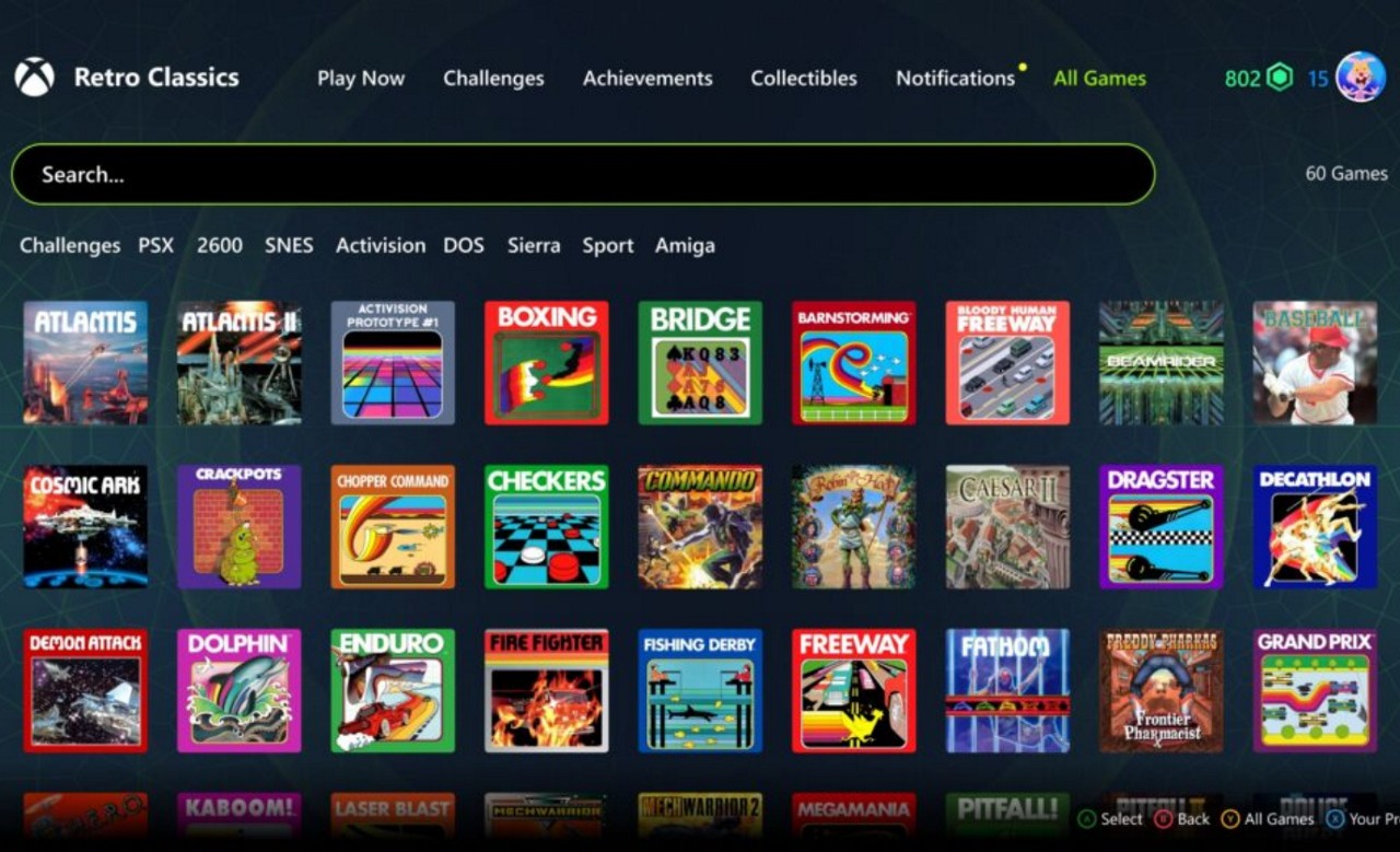 O Retro Classics pode ser acessado através de sua assinatura Game Pass pesquisando e instalando o aplicativo via console Xbox Series ou no aplicativo Xbox no PC