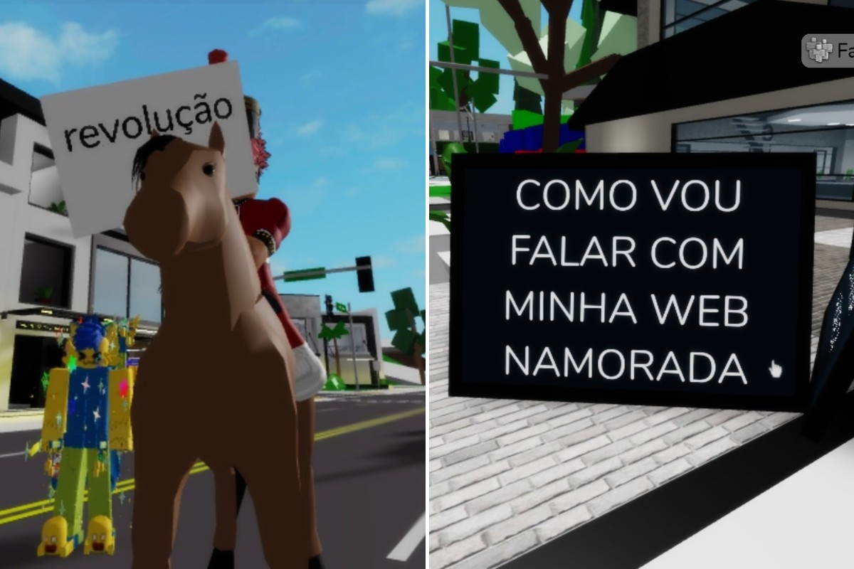 Jogadores protestam dentro do Roblox contra novas restrições de chat