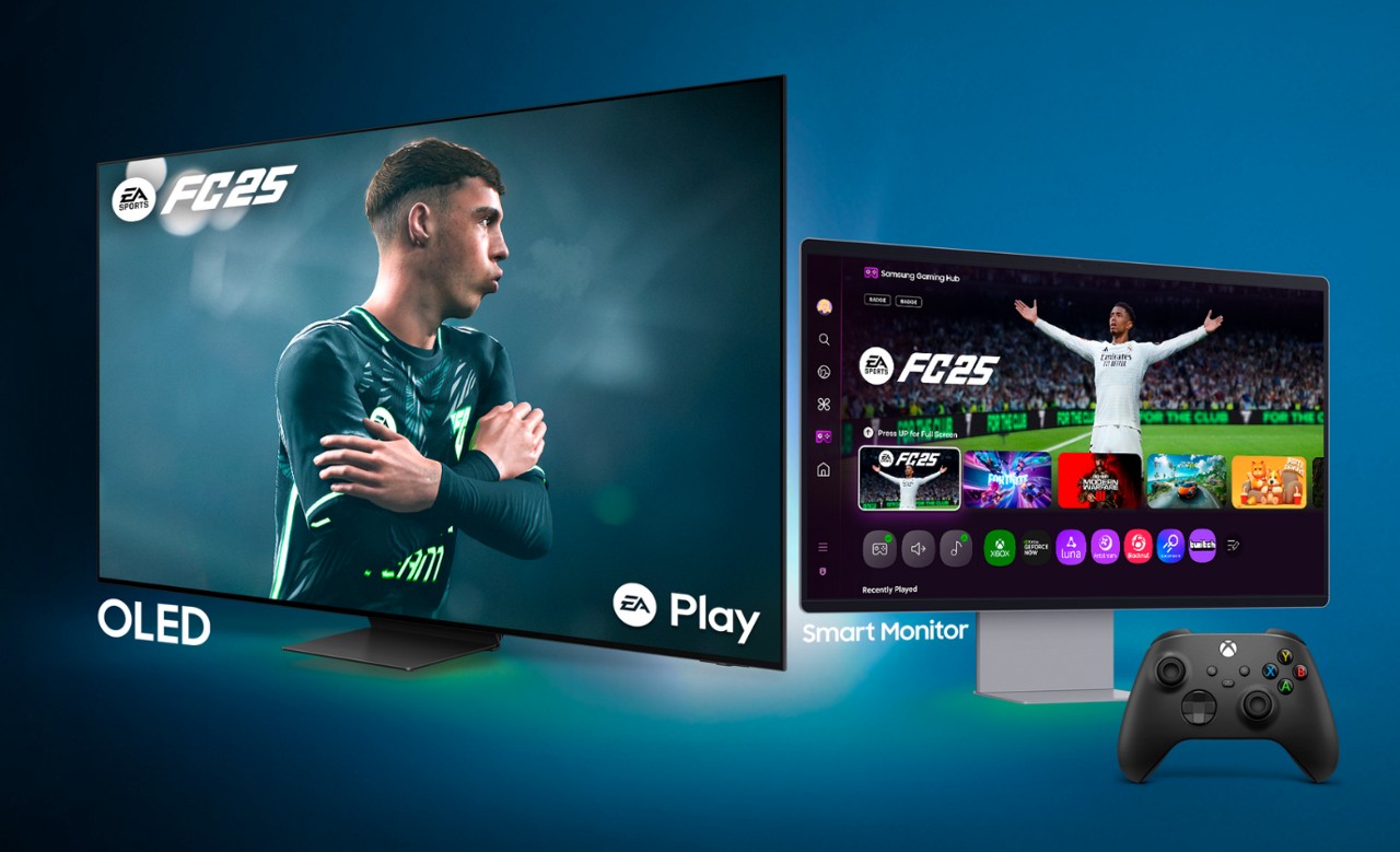 Samsung Gaming Hub é um espaço gamer dentro do aparelho televisor, dando acesso a milhares de jogos diretamente no dispositivo, sem a necessidade do console