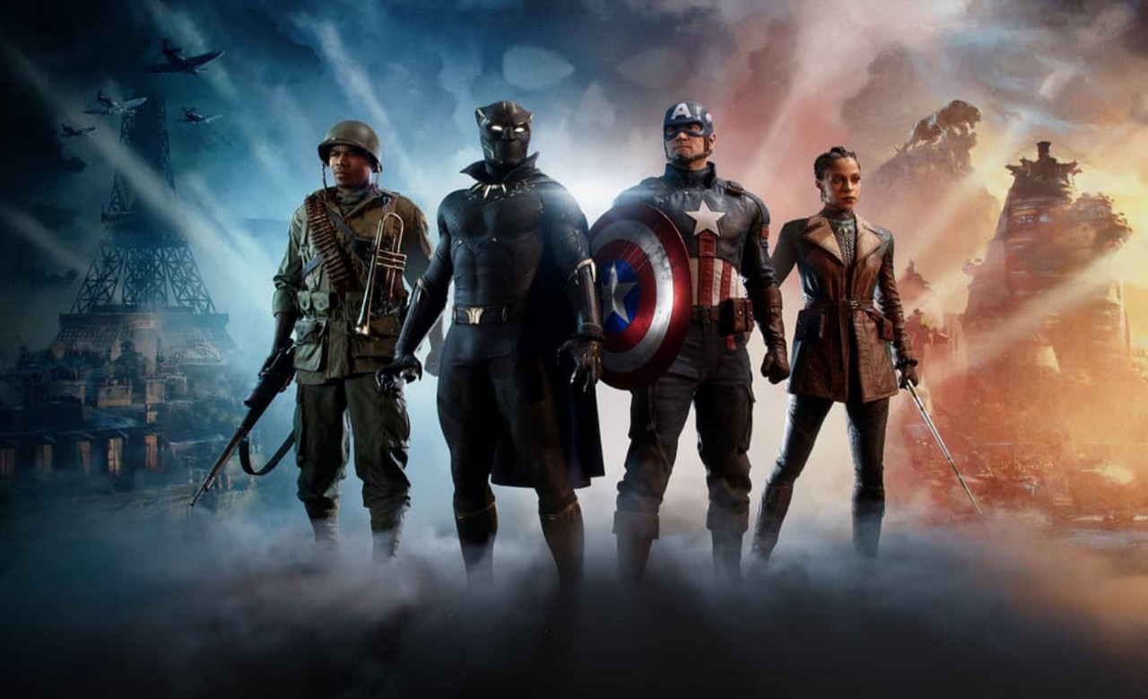 Marvel 1943: Rise of Hydra, jogo de super-heróis com Capitão América e Pantera Negra em destaque