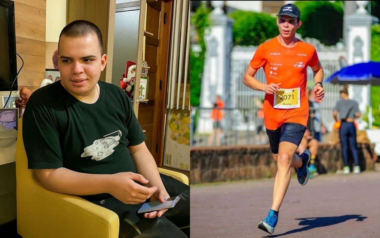 A corrida de rua transformou a vida de Bruno Câncio