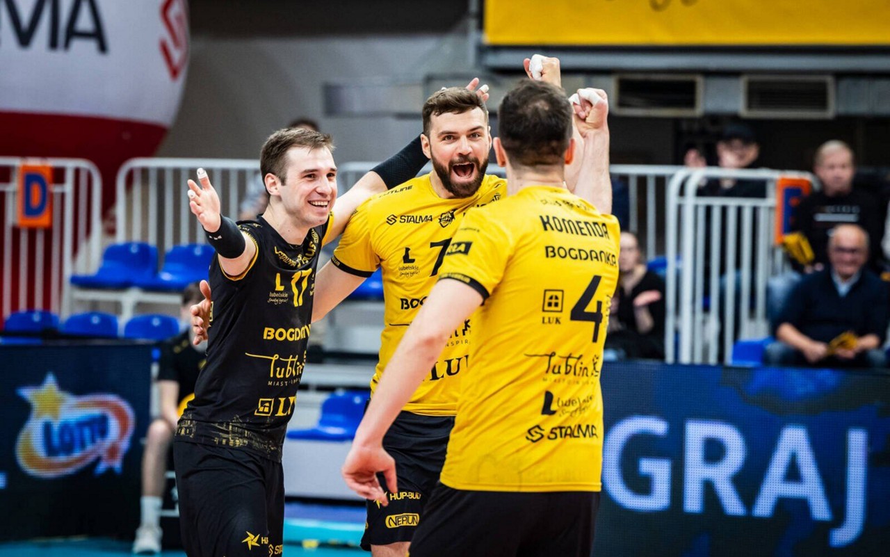 Thales na Liga Polonesa de Vôlei, a PlusLiga (Foto: Divulgação/PlusLiga)