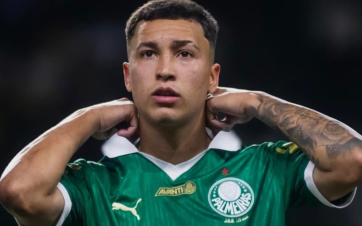 Thalys marcou seu primeiro gol pelo Palmeiras (Foto: Arquivo pessoal)