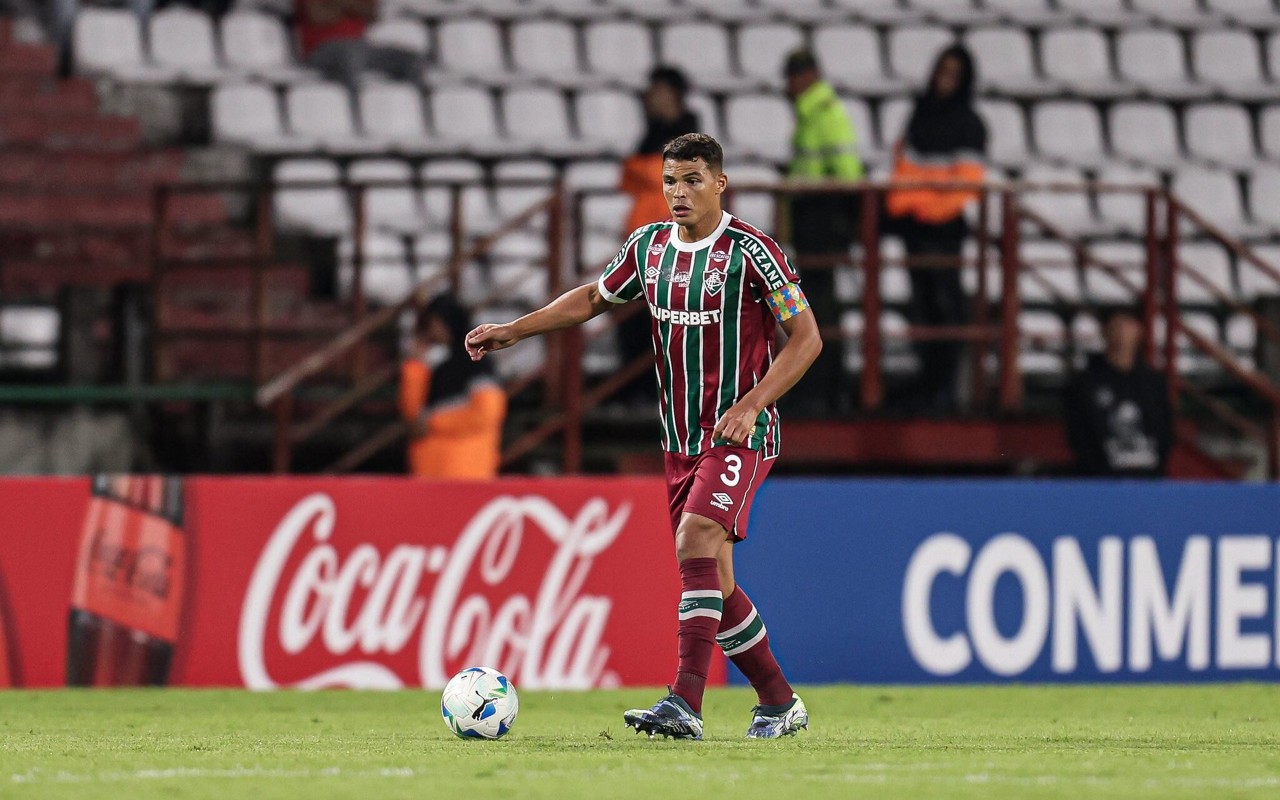 Thiago Silva exalta superação do Fluminense em vitória pela Sul-Americana. (Foto: Marcelo GOnçalves/FFC)