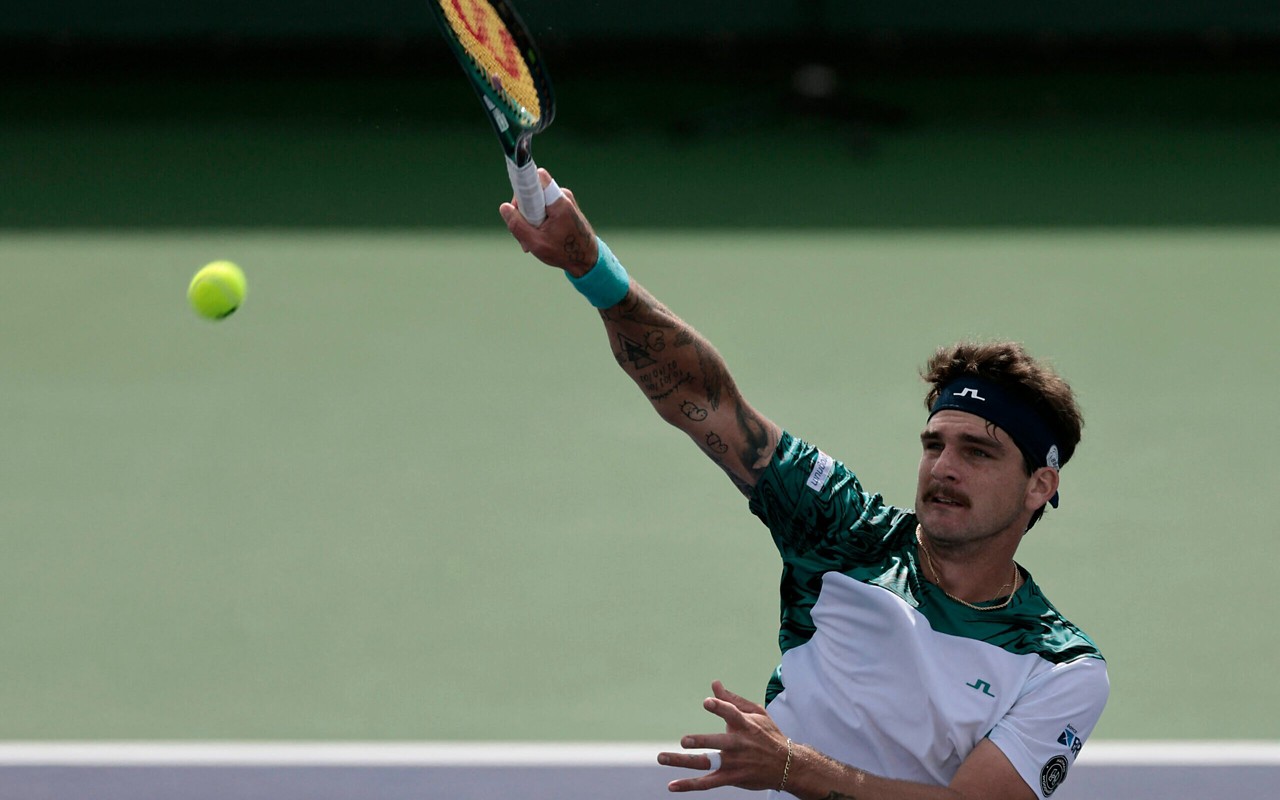 Thiago Seyboth Wild derrota Alexandre Muller (foto: Harry How / AFP)