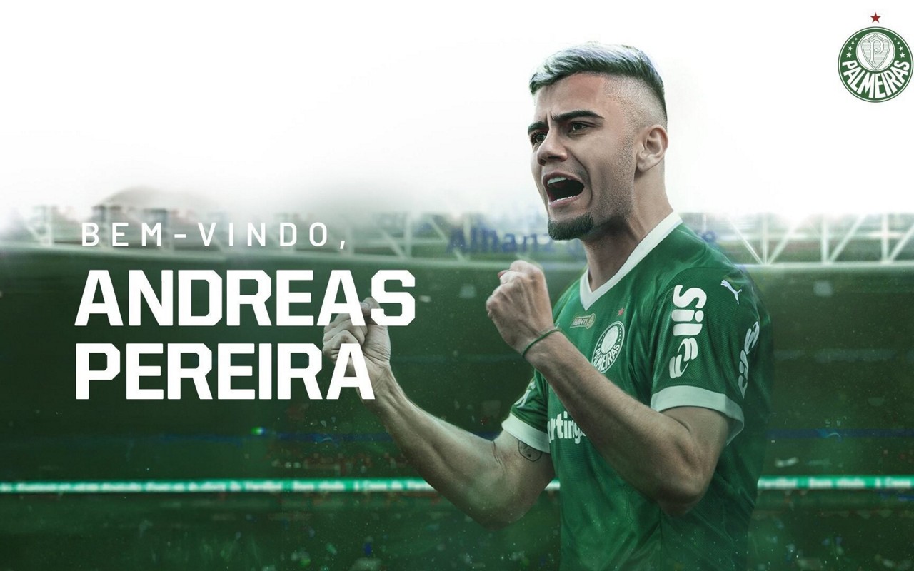 Andreas Pereira, no Palmeiras, foi a maior contratação entre os paulistas