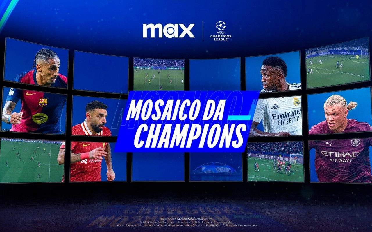 TNT Sports terá mosaico com 18 jogos simultâneos da Champions O TEMPO