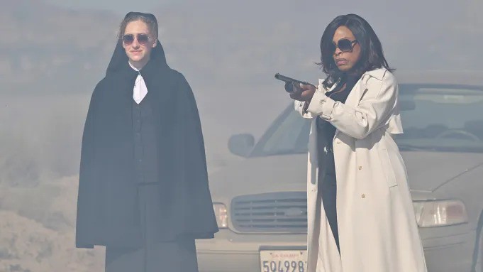 Micaela Diamond e Niecy Nash, a freira e a detetive de 'Grotesquerie'