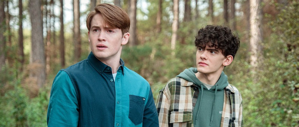 Kit Connor (Nick) e Joe Locke (Charlie) em cena de 'Heartstopper', na Netflix