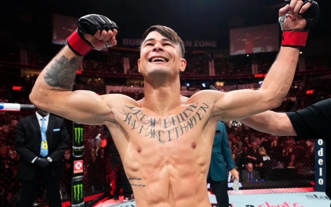 Diego Lopes em ação pelo UFC (Foto: Reprodução)