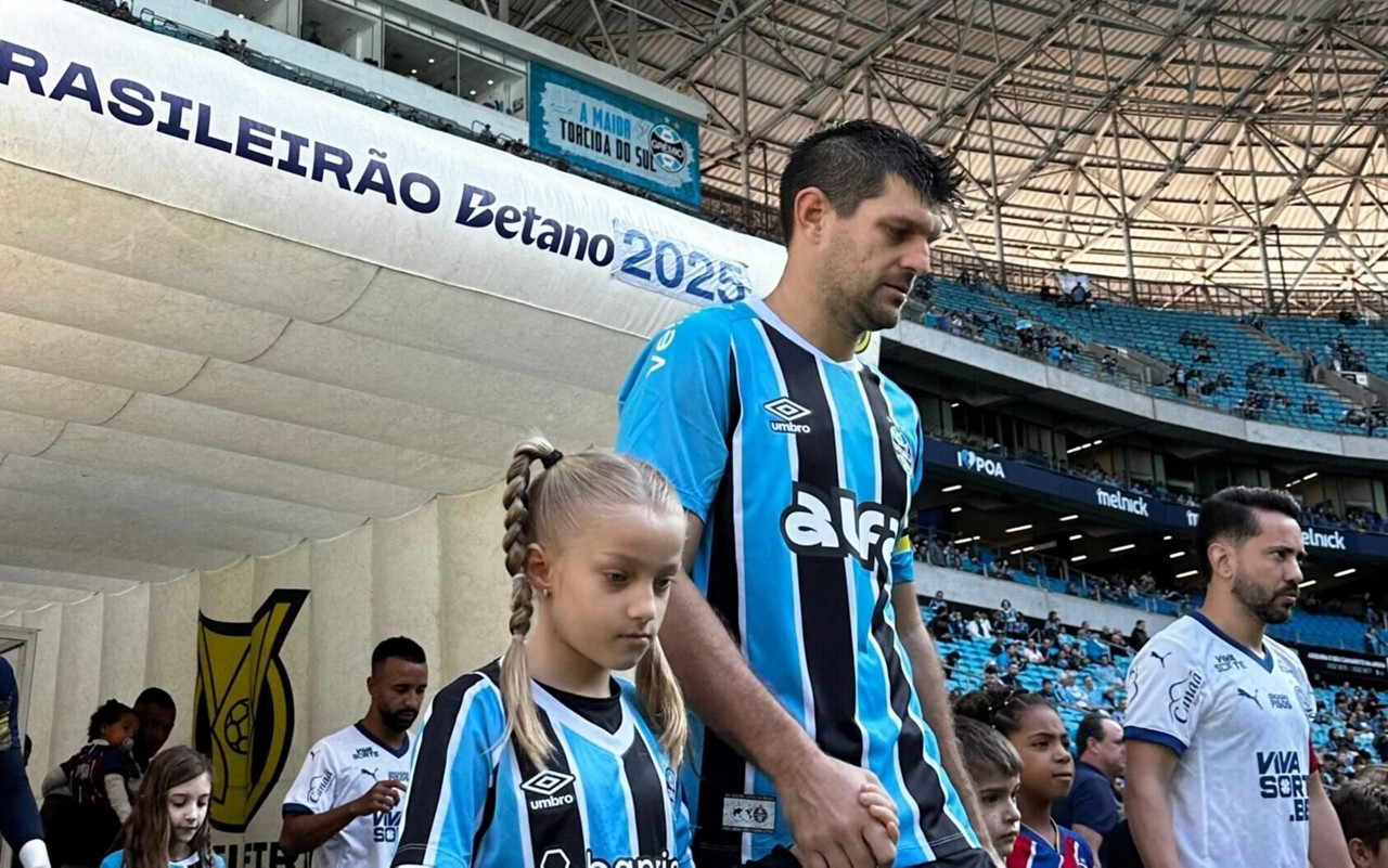 Grêmio venceu o Bahia na manhã deste domingo (25) (Foto: Divulgação/Grêmio)