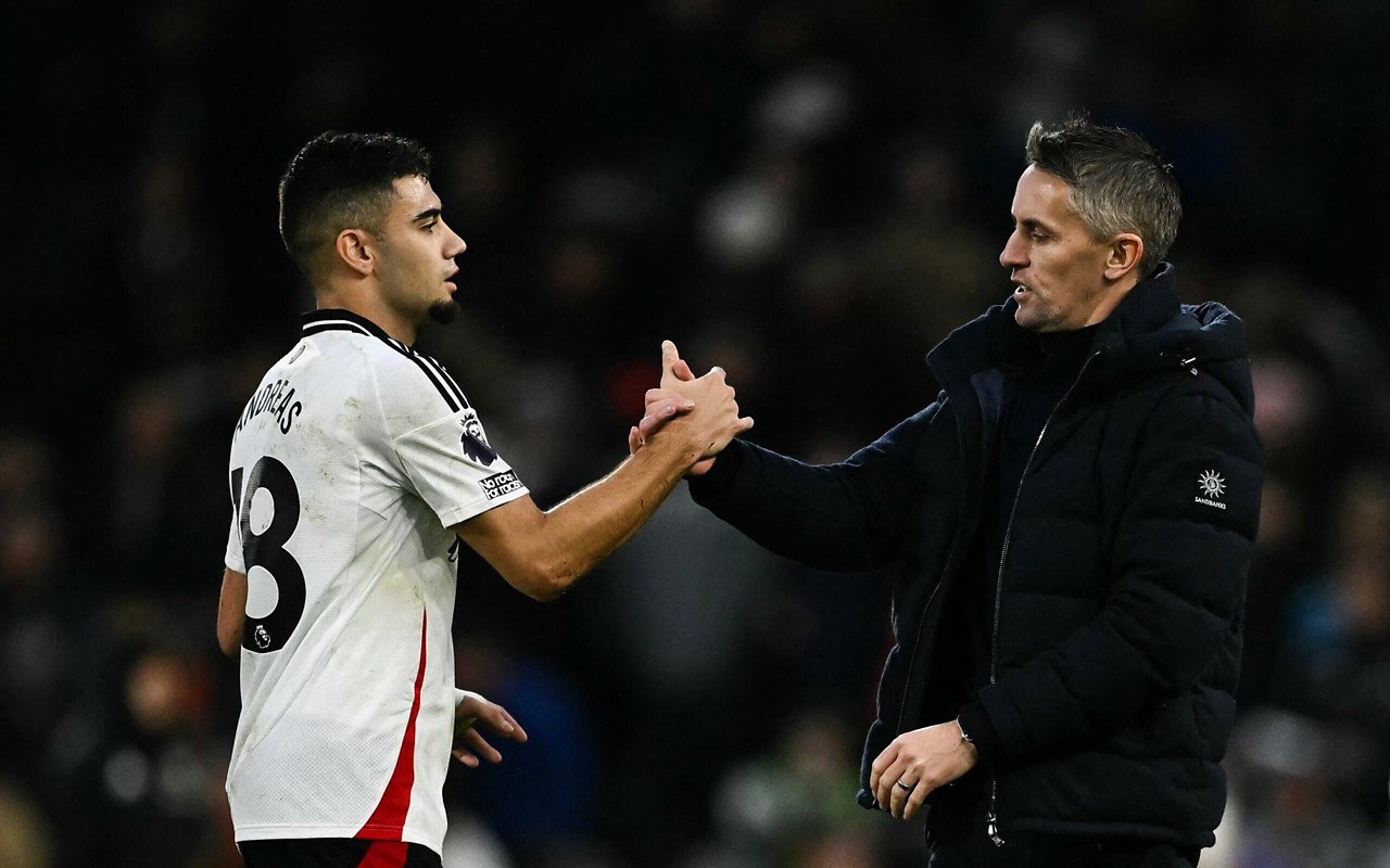 Andreas Pereira foi um dos principais nomes do Fulham na vitória por 2 a 1 contra o Newcastle (Foto: Ben Stansall/AFP)