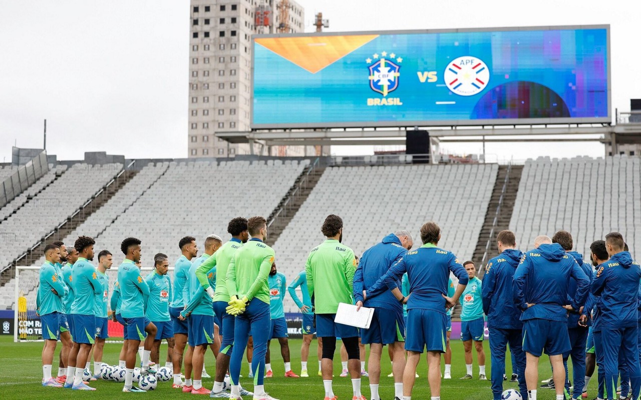 Brasil enfrenta o Paraguai na Neo Química Arena (Foto: Rafael Ribeiro/CBF)