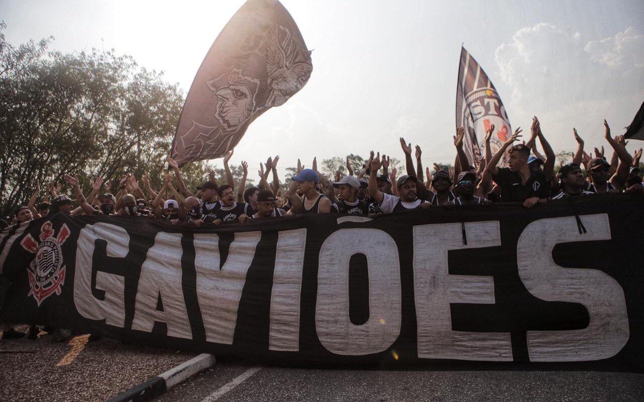 Corinthians encara o Palmeiras pela decisão do Paulistão (Foto: Reprdoução/ Gaviões da Fiel)