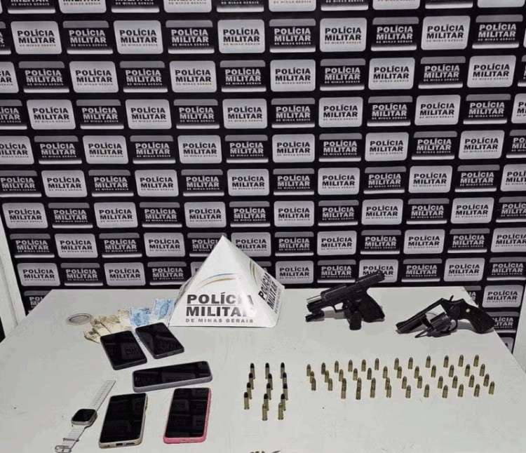 Três homens são presos com armas e munições após denúncias em Várzea da Palma