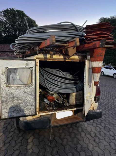 Trio é preso ao furtar cabos de energia elétrica de fazenda em Várzea da Palma