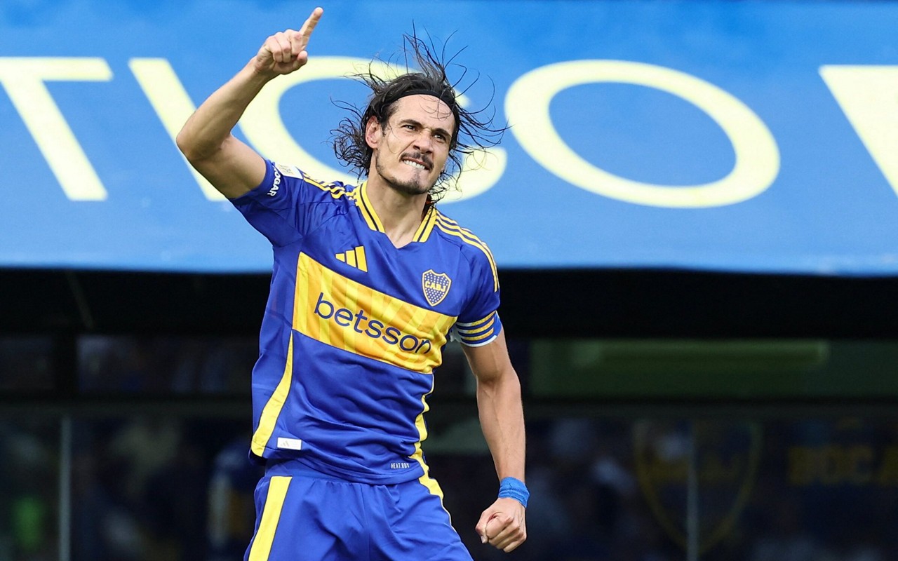 Cavani é o principal astro do Boca Juniors (Foto: Alejandro Pagni/ AFP)