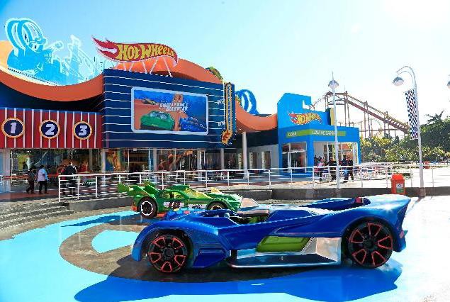 Área temática Hot Wheels no Beto Carrero World