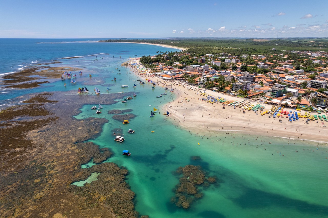 Porto de Galinhas foi o destino do Nordeste mais vendido no ano passado, segundo o Anuário Braztoa