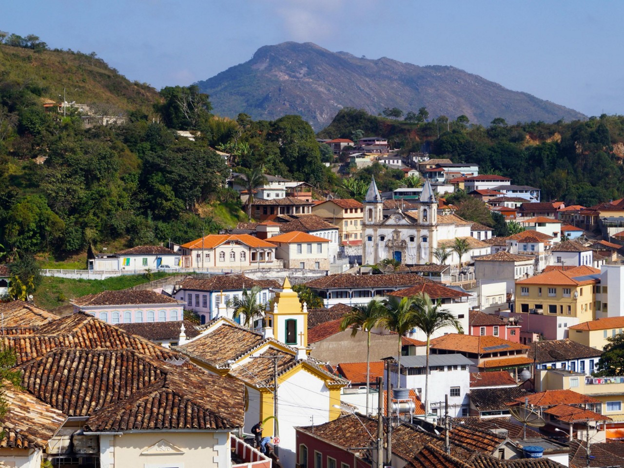 Vista do centro histórico de Prados