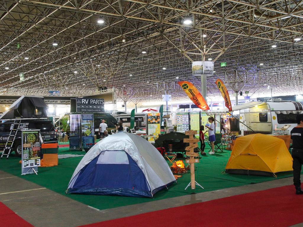 Brasília sedia até o dia 19/11, no Parque da Cidade, a mais importante feira de campismo e caravanismo do país