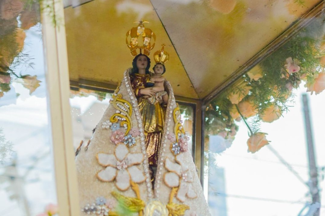 Imagem da santa Nossa Senhora de Nazaré é a mesma que participa de todas as festividades do Círio de Nazaré desde 1960
