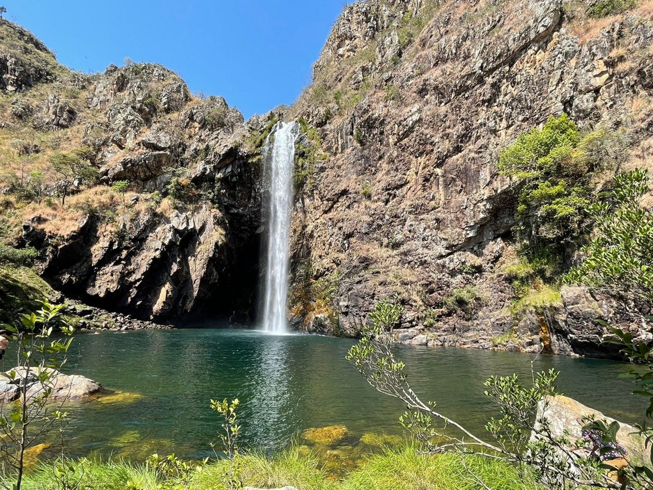 A cachoeira do Fundão: acesso difícil vale o sacrífício