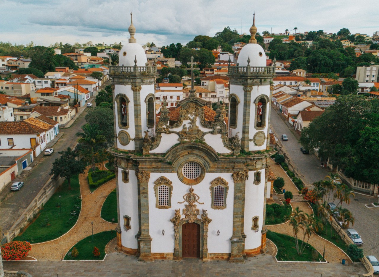 A igreja de São Francisco de Assis, em São João del-Rei